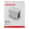 Universal 0.75 in. Expansion 1/3-Cut Tabs Assorted Letter Size Top Tab File Folders - Gray (100/Box)